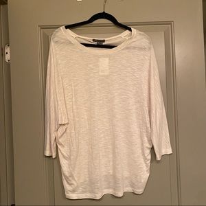 NWT Vince slouchy boat neck thin t-shirt